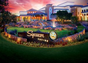 visit Sycuan in San Diego at night