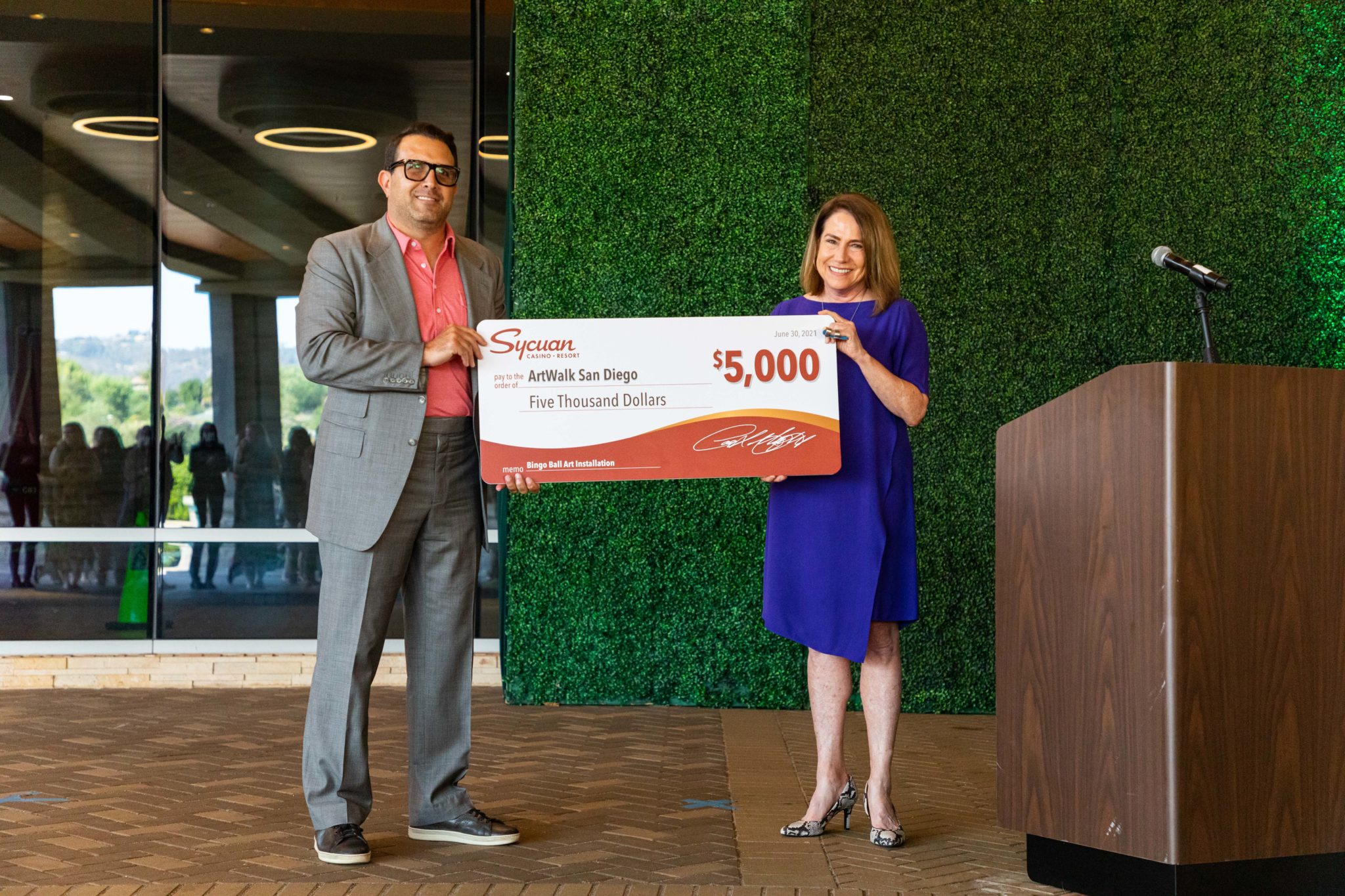 Sycuan Unveils Giant Bingo Ball Art Installation Sycuan Casino Resort