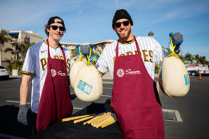 San Diego's very own Joe Musgrove of the San Diego Padres jumped in to  assist The Sycuan Band of the Kumeyaay Nation in distributing 1,000 turkeys  to, By CBS 8 San Diego