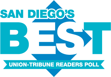 Voted San Diego's Best by Union Tribune Readers in 2023!