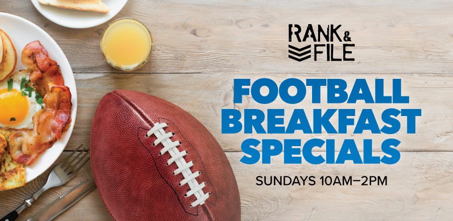 Football Season at Rank & File at Sycuan Casino Resort